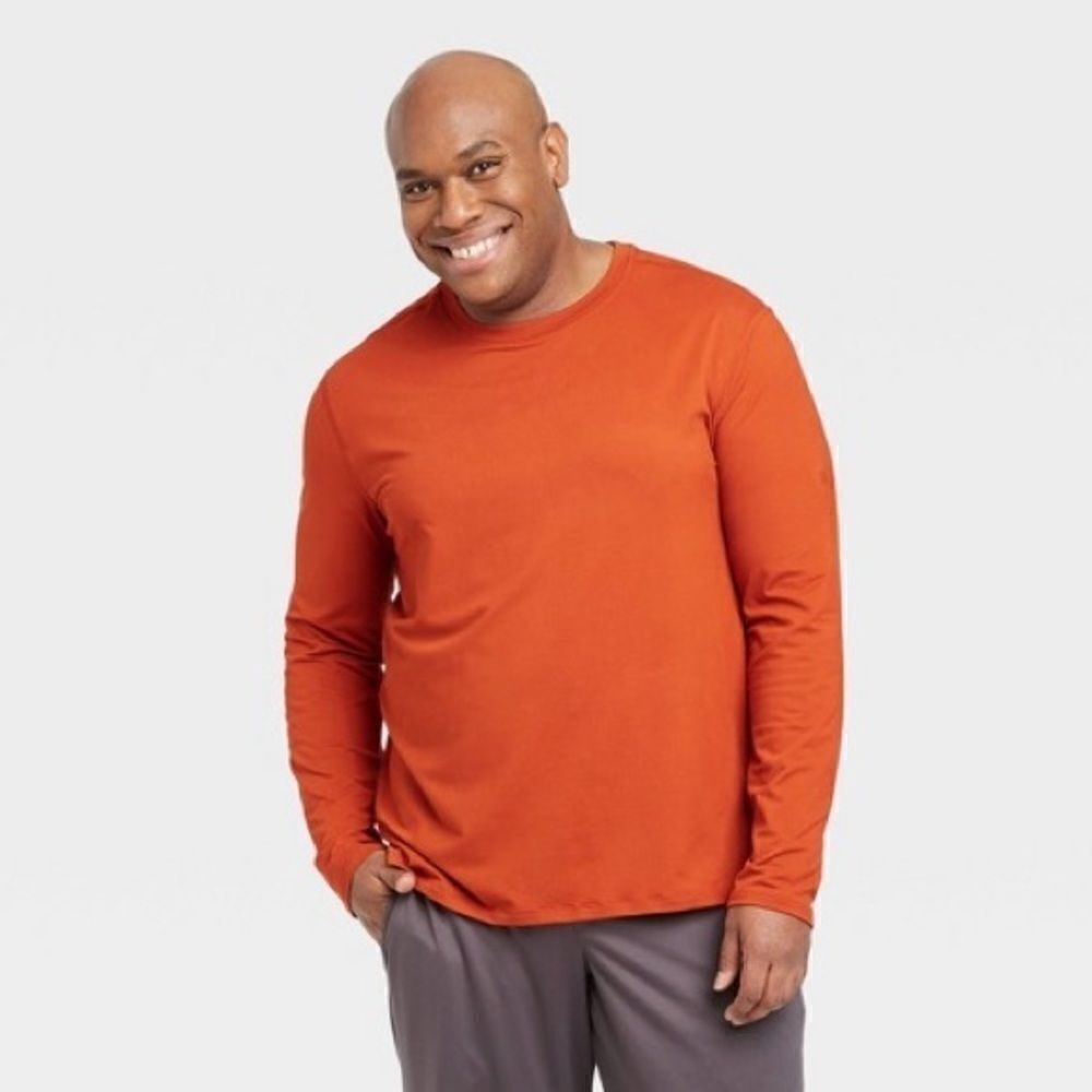 NWT Mens All In Motion Long Sleeve Performance Long Sleeve Shirt - Sz XL